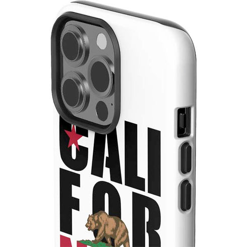 California White Block iPhone 15 Pro Impact Case