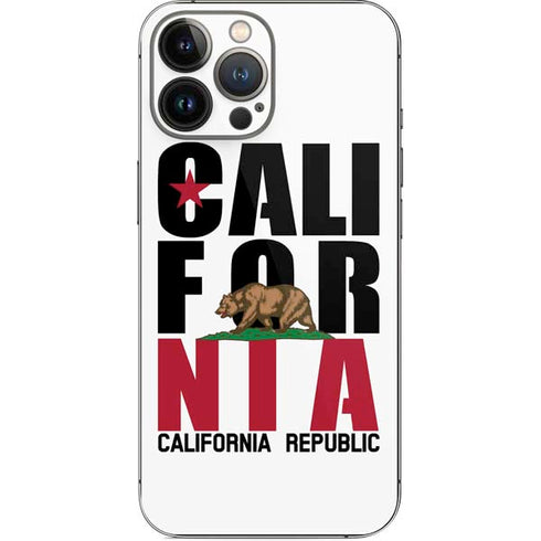 California White Block iPhone 15 Pro Max Skin