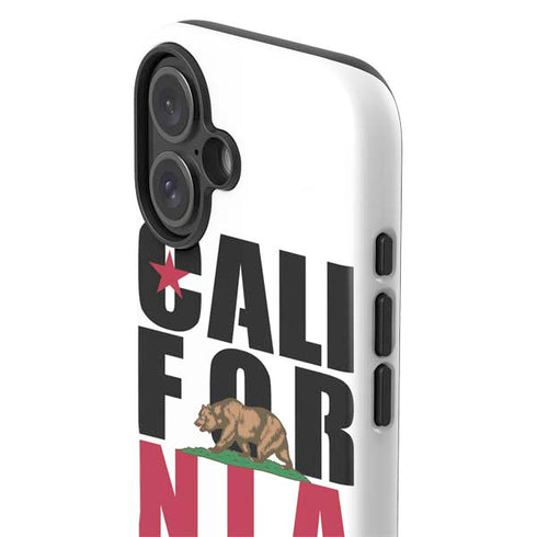 California White Block iPhone 16 Impact Case