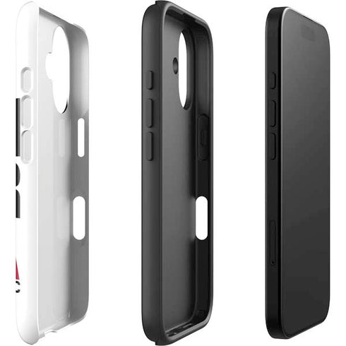 California White Block iPhone 16 Impact Case