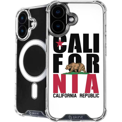 California White Block iPhone 16 MagSafe Case