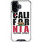 California White Block iPhone 16 Plus Clear Case