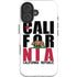 California White Block iPhone 16 Plus Impact Case