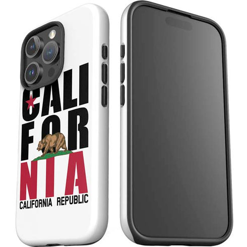 California White Block iPhone 16 Pro Impact Case