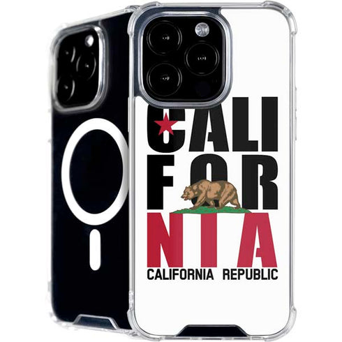 California White Block iPhone 16 Pro MagSafe Case