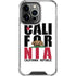 California White Block iPhone 16 Pro Max Clear Case