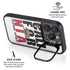 California White Block iPhone 16 Pro Max Kickstand Case