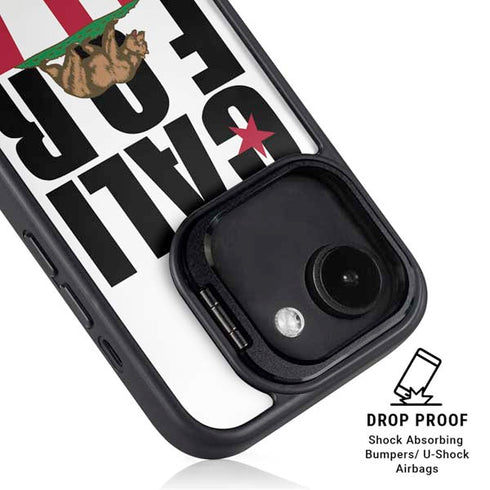 California White Block iPhone 16e Kickstand Case