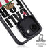 California White Block iPhone 16e Kickstand Case