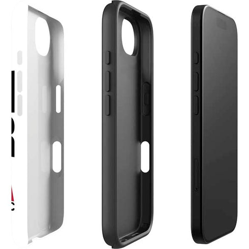 California White Block iPhone 16e Impact Case