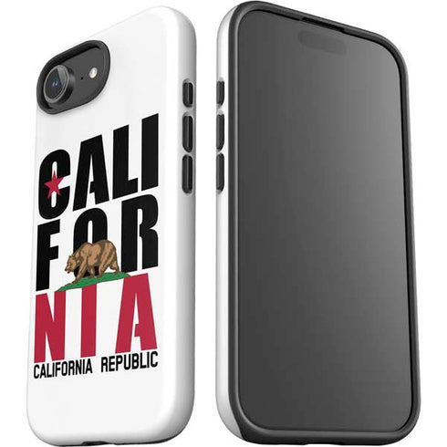 California White Block iPhone 16e Impact Case