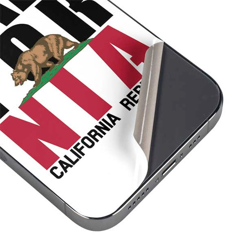 California White Block iPhone 16e Skin