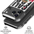 California White Block iPhone 18 Pro Clear Case