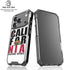 California White Block iPhone 18 Pro Clear Case