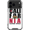 California White Block iPhone 18 Pro Max Clear Case