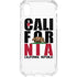 California White Block iPhone XS Clear Case