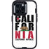 California White Block Otterbox Defender iPhone Skin