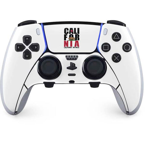 California White Block PS5 DualSense Edge Pro Controller Skin