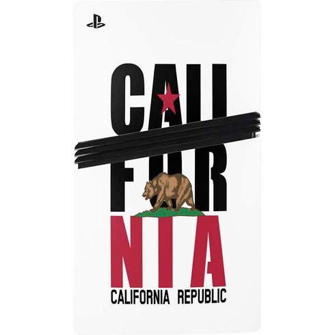 California White Block PS5 Pro Console Skin