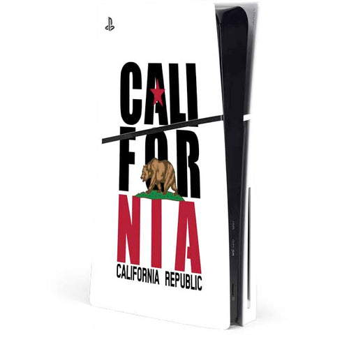 California White Block PlayStation PS5 Skins