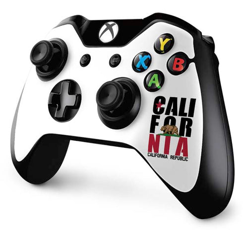 California White Block Xbox One Controller Skin