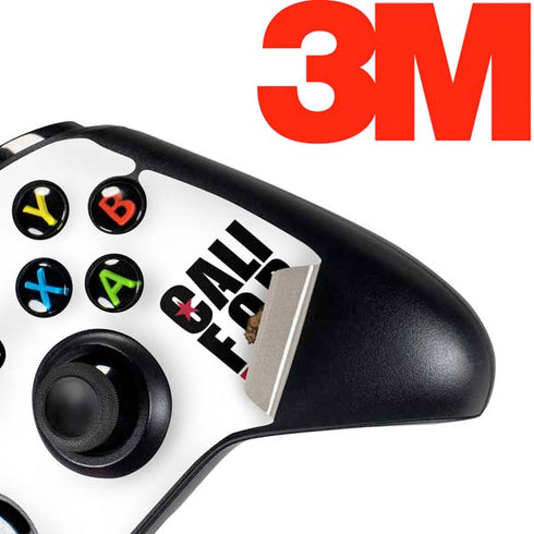 California White Block Xbox One Controller Skin