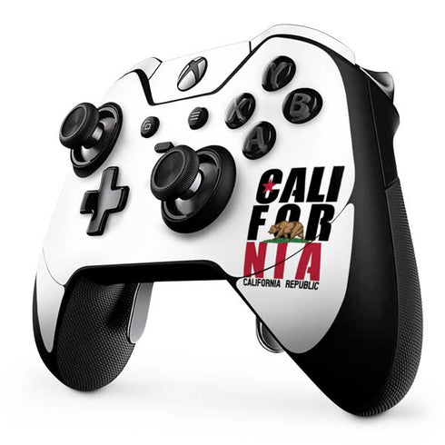 California White Block Xbox One Elite Controller Skin