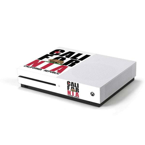 California White Block Xbox One S Console Skin