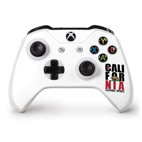 California White Block Xbox One S Controller Skin