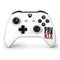 California White Block Xbox One S Controller Skin