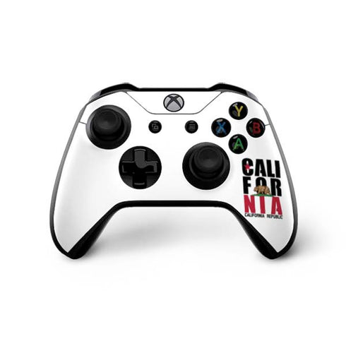 California White Block Xbox One X Controller Skin