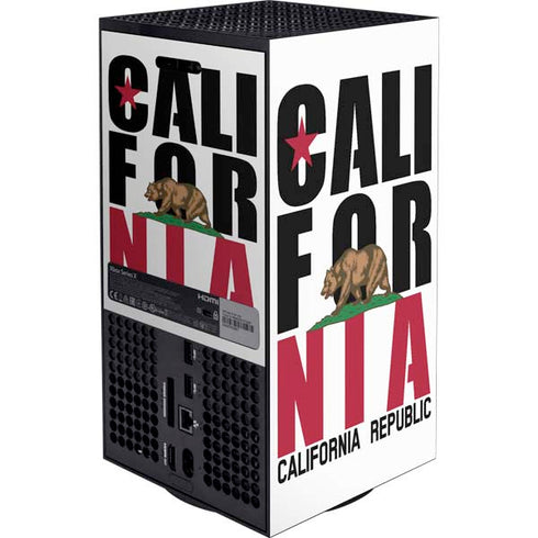 California White Block Xbox Series X Bundle Skin