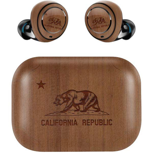 California Wood Flag Amazon Echo Buds Skin