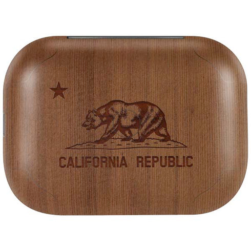 California Wood Flag Amazon Echo Buds Skin