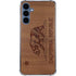 California Wood Flag Galaxy A55 5G Clear Case