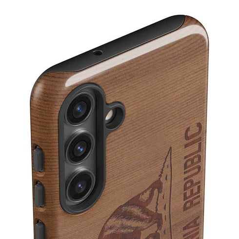 California Wood Flag Galaxy S25 Impact Case