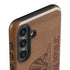California Wood Flag Galaxy S25 Plus Impact Case