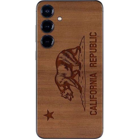 California Wood Flag Galaxy S24 Skin