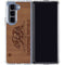California Wood Flag Galaxy Z Fold5 5G Clear Case