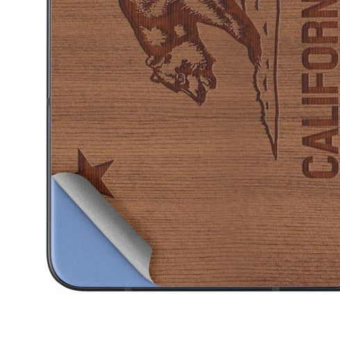 California Wood Flag Galaxy Z Fold5 5G Skin