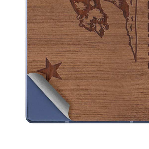 California Wood Flag Galaxy Z Fold6 Skin