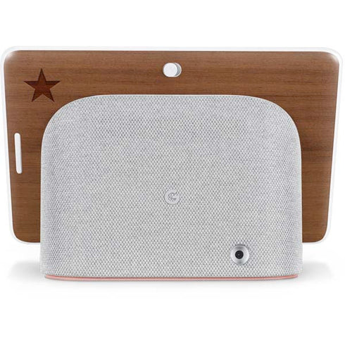 California Wood Flag Google Home Hub Skin