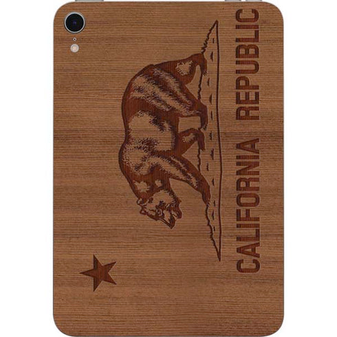 California Wood Flag Apple iPad Mini Skin