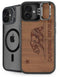 California Wood Flag iPhone 16 Kickstand Case