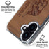 California Wood Flag iPhone 16 Plus Clear Case