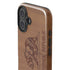 California Wood Flag iPhone 16 Plus Impact Case