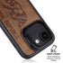 California Wood Flag iPhone 16e Kickstand Case
