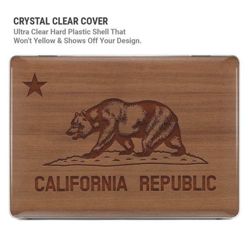 California Wood Flag MacBook Pro 14in (2021-24) Case plus Skin