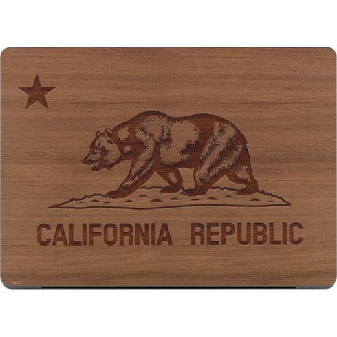 California Wood Flag Apple MacBook Pro 14-inch Skin