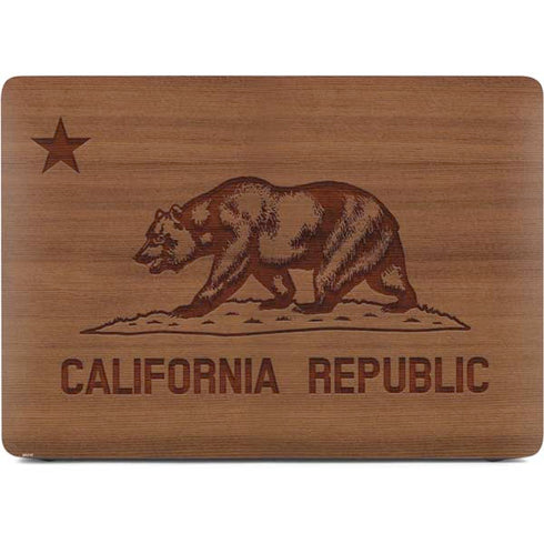 California Wood Flag Apple MacBook Pro 16-inch Skin